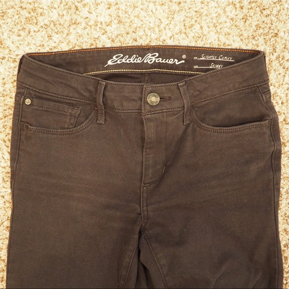 Eddie Bauer Black SlightCurvy Skinny Jeans Stretch - Picture 2 of 4